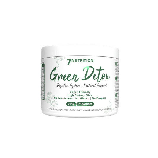 7 Nutrition Green Detox – 225 g pakuotė detoksikacijai ir lieknėjimui, pagerina virškinimą