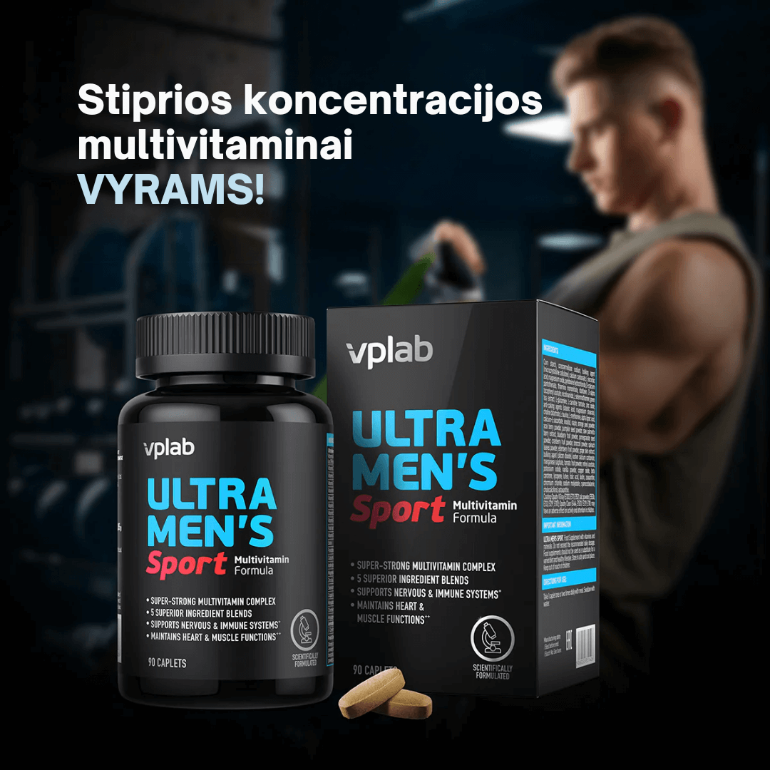 Vitaminai vyrams raumenų auginimui