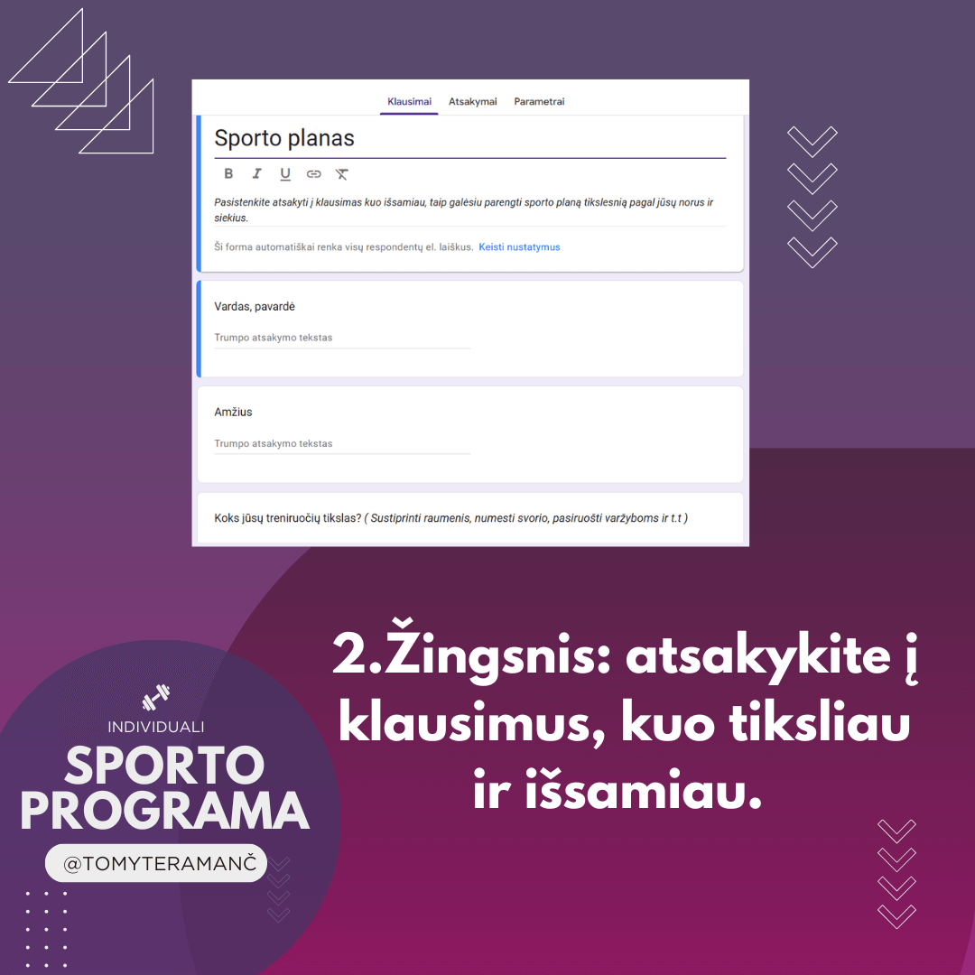 Individualus Sporto Planas