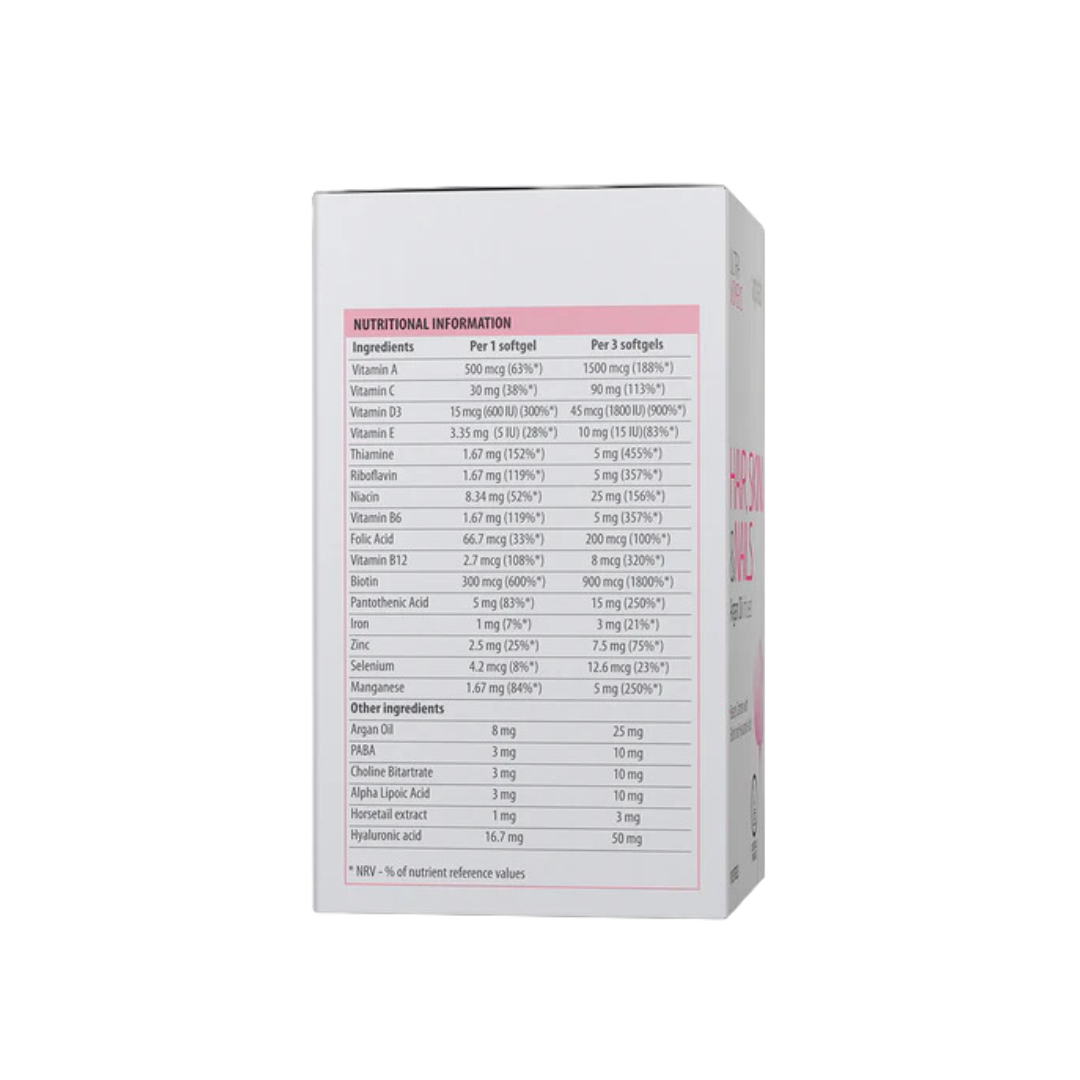 Vitaminai plaukams, nagams odai