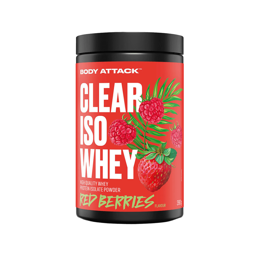 BODY ATTACK CLEAR ISO WHEY 390 g - Skaidrus baltymų izoliatas