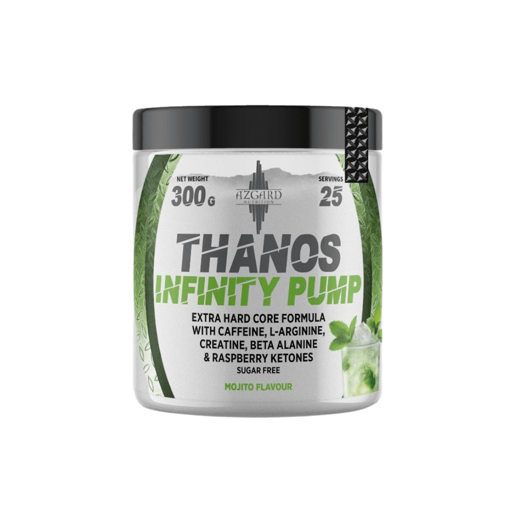 Azgard Thanos Infinity Pump 300 g – galingas prieštreniruotinis papildas