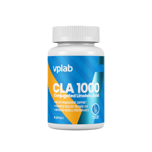 VP Laboratory CLA1000 riebalų degintojas su konjuguota linolo rūgštimi, 90 kapsulių pakuotė svorio valdymui