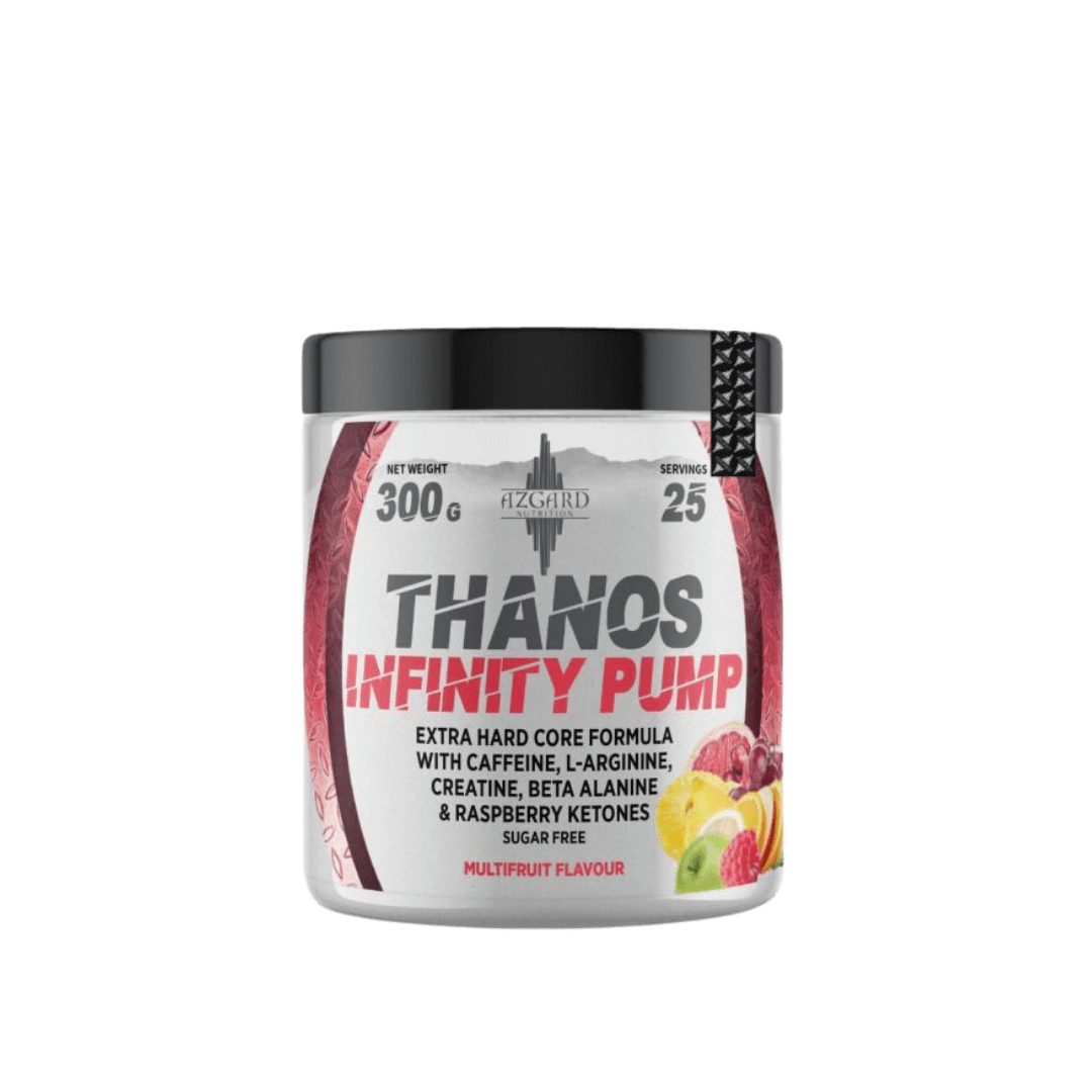 Azgard Thanos Infinity Pump – prieštreniruotinis papildas su kofeinu ir argininu treniruotėms