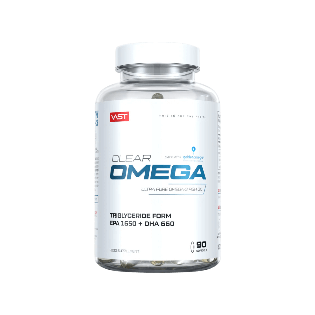 VAST Clear Omega 3  – Ultra grynas ir stiprus Omega 3 iš Golden Omega®