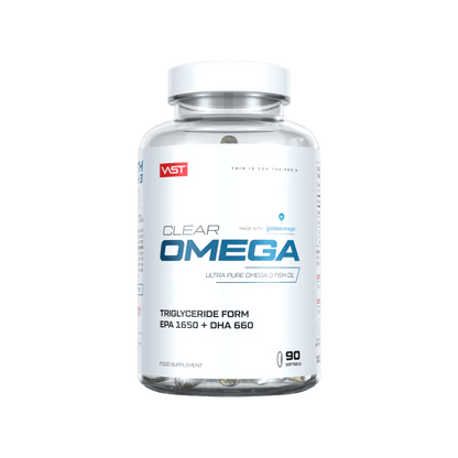 VAST Clear Omega 3  – Ultra grynas ir stiprus Omega 3 iš Golden Omega®