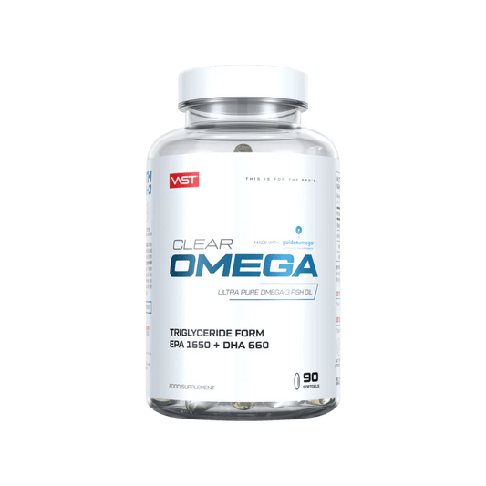 VAST Clear Omega 3  – Ultra grynas ir stiprus Omega 3 iš Golden Omega®